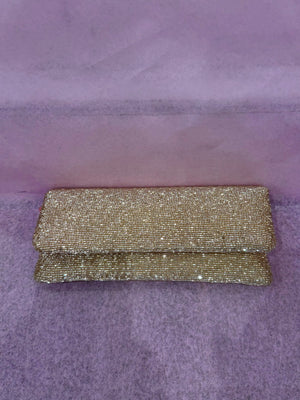 Tiana Fold Over Beaded Clutch - Multiple Colors!
