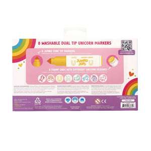 OOLY Jumbo Jots Dual Tip Unicorn Markers