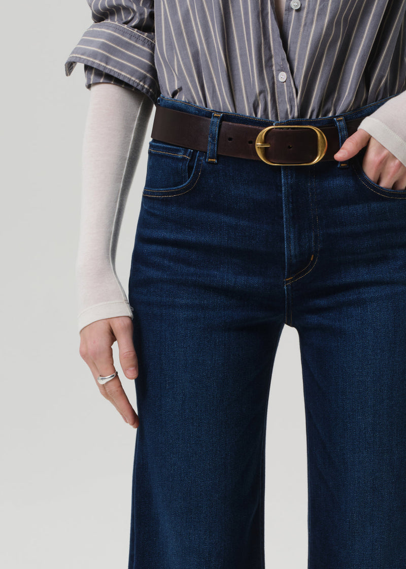 Citizens of Humanity Lyra Wide Leg Crop with Clean Hem in Dakota