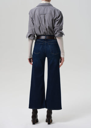 Citizens of Humanity Lyra Wide Leg Crop with Clean Hem in Dakota