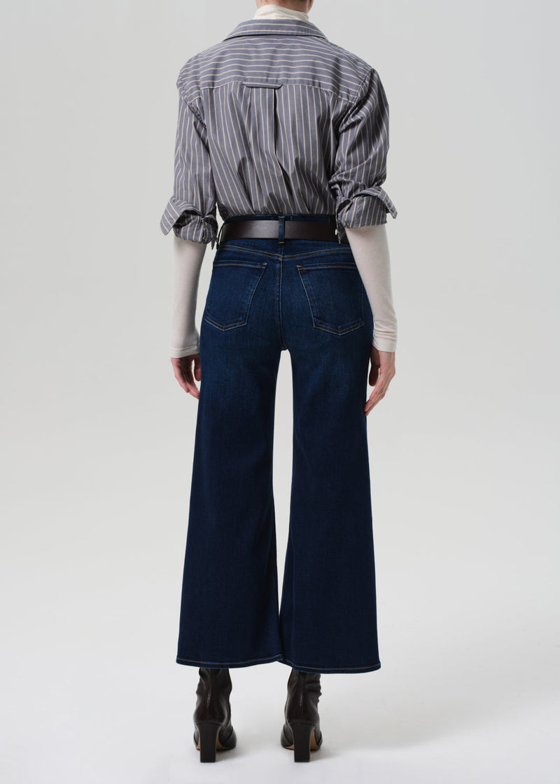 Citizens of Humanity Lyra Wide Leg Crop with Clean Hem in Dakota