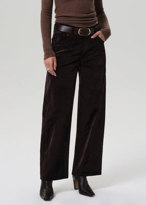 Citizens of Humanity Ayla Velvet Pant in Espresso