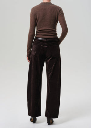 Citizens of Humanity Ayla Velvet Pant in Espresso