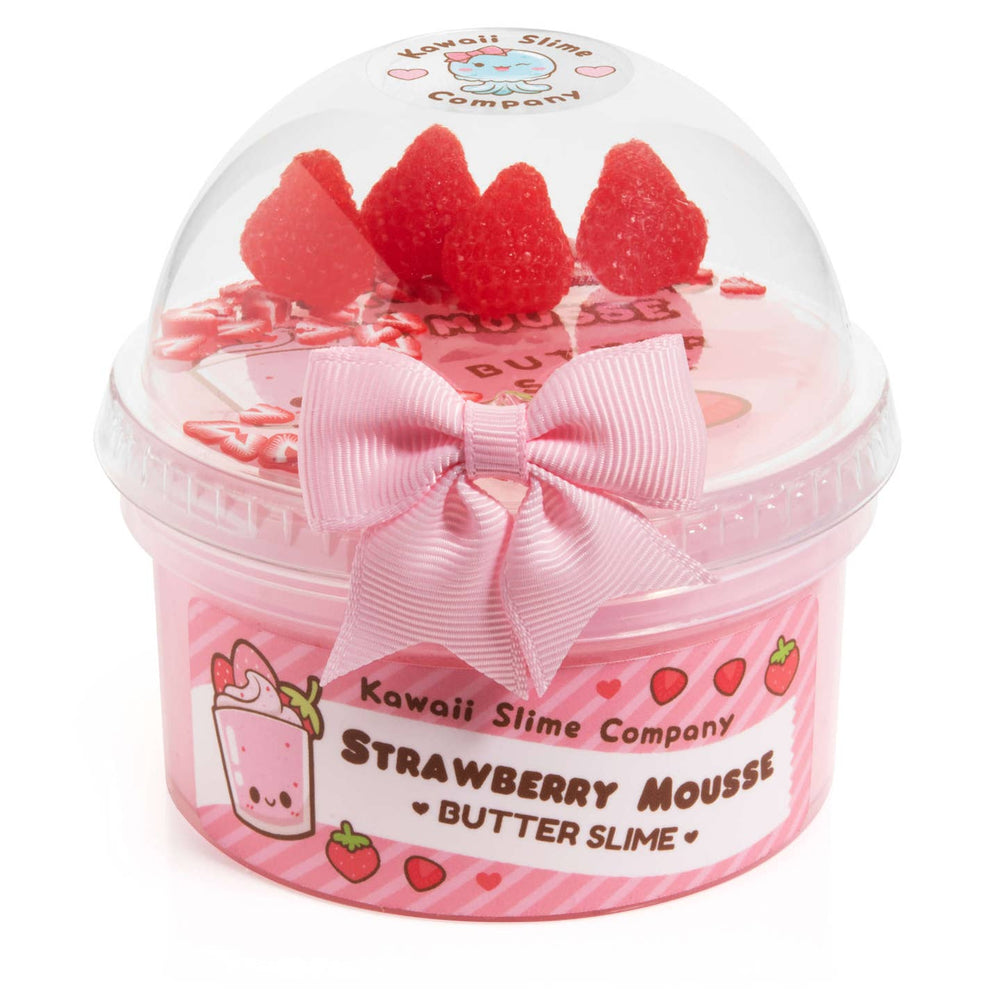 Strawberry Fluffy Mousse Slime