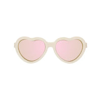 Babiators Polarized Heart Sunglasses in Sweet Cream