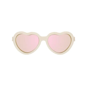 Babiators Polarized Heart Sunglasses in Sweet Cream