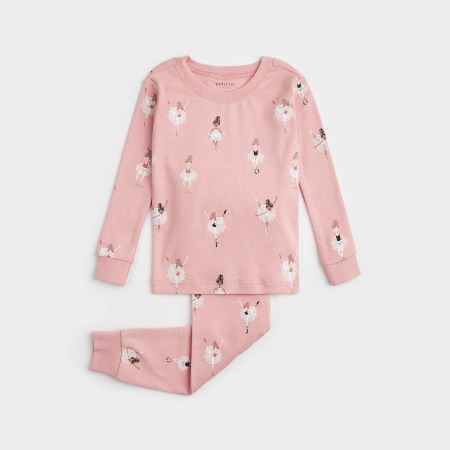 Petit Lem Pajama in Ballerinas