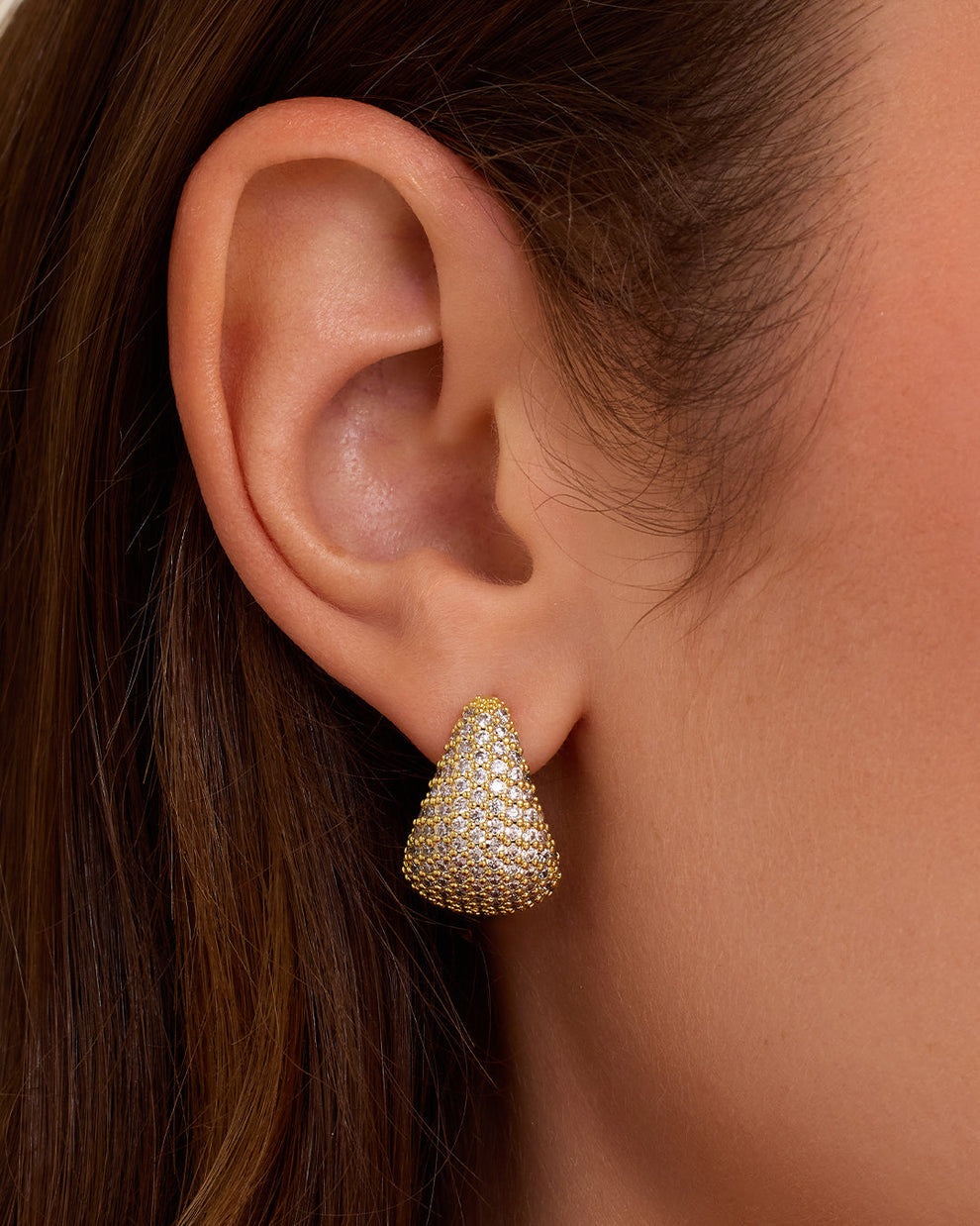 Gorjana Banks Shimmer Earrings in Gold