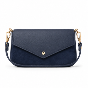 German Fuentes Handbags - Leather and Suede Crossbody Bag GF0913