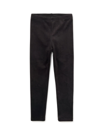 Tea Collection Velour Leggings in Jet Black