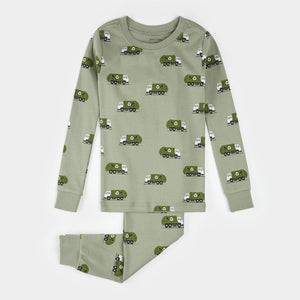 Petit Lem Pajama Set in Recycling Truck