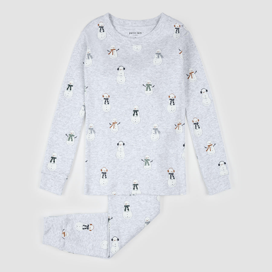 Petit Lem Pajama Set in Snowmen