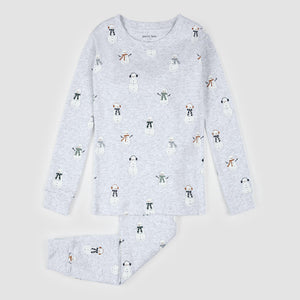 Petit Lem Pajama Set in Snowmen