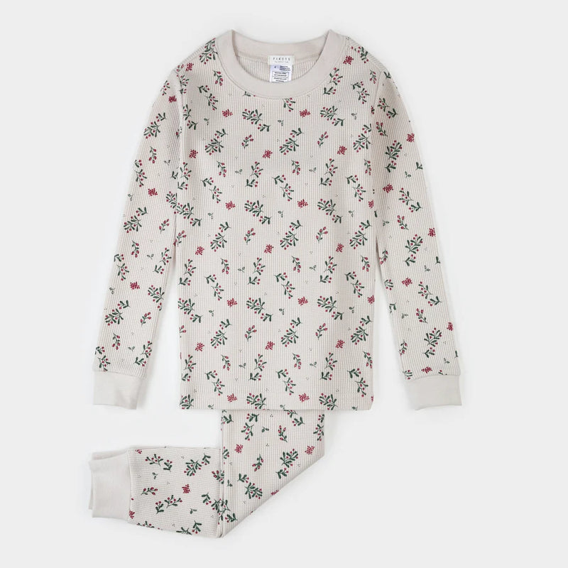 Petit Lem Pajama Set in Winterberry Holly