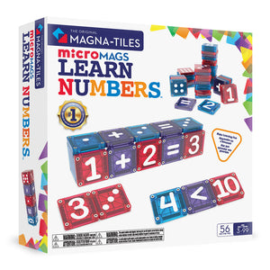 Magna-Tiles microMAGS LEARN Numbers™ 56 Piece  Set