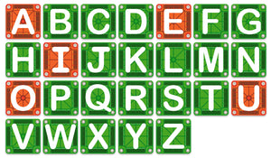 Magna-Tiles microMAGS LEARN Letters™ 56 Piece  Set