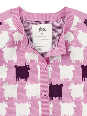 Tea Collection Baa, Baa Black Sheep Cardigan