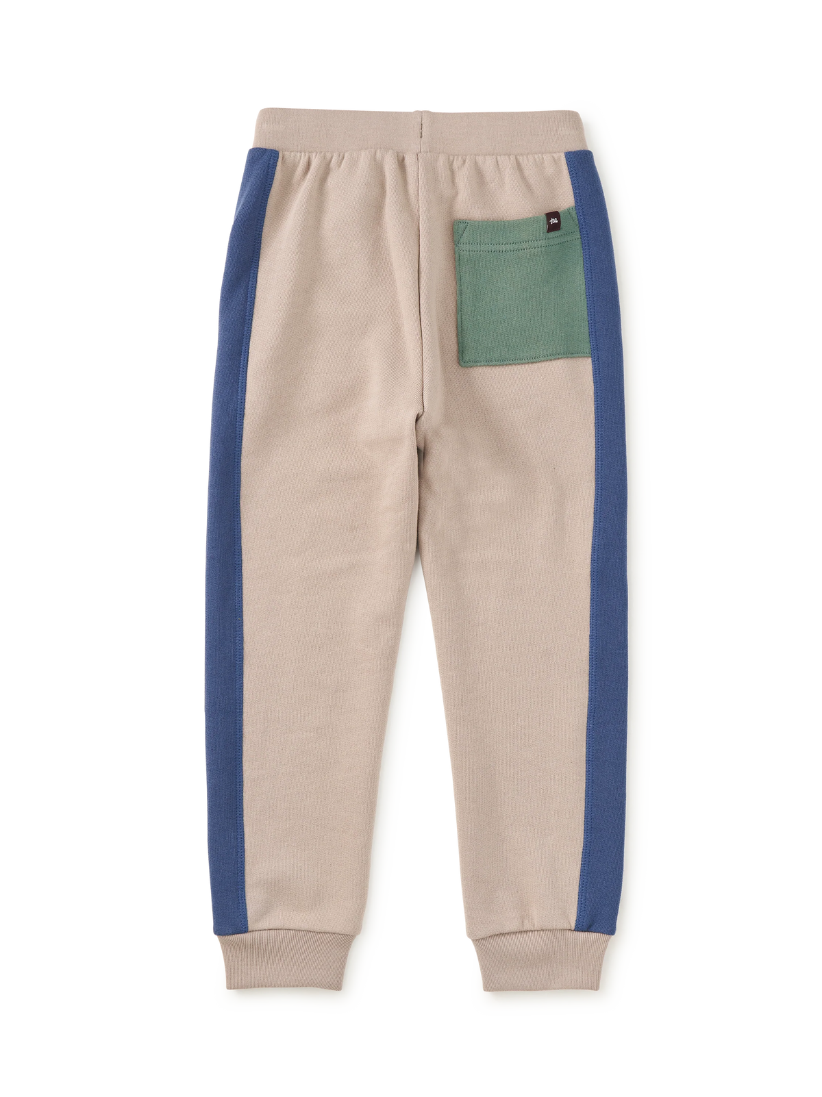 Tea Collection Colorblock Stripe-Out Joggers in Mist