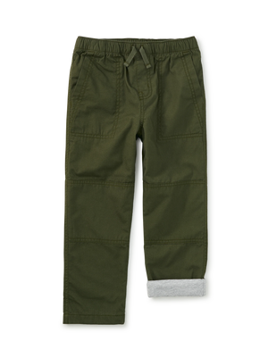Tea Collection Cozy Does It Lined Pants in Grape Leaf