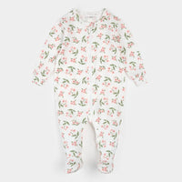 Petit Lem Footie in Cream Floral