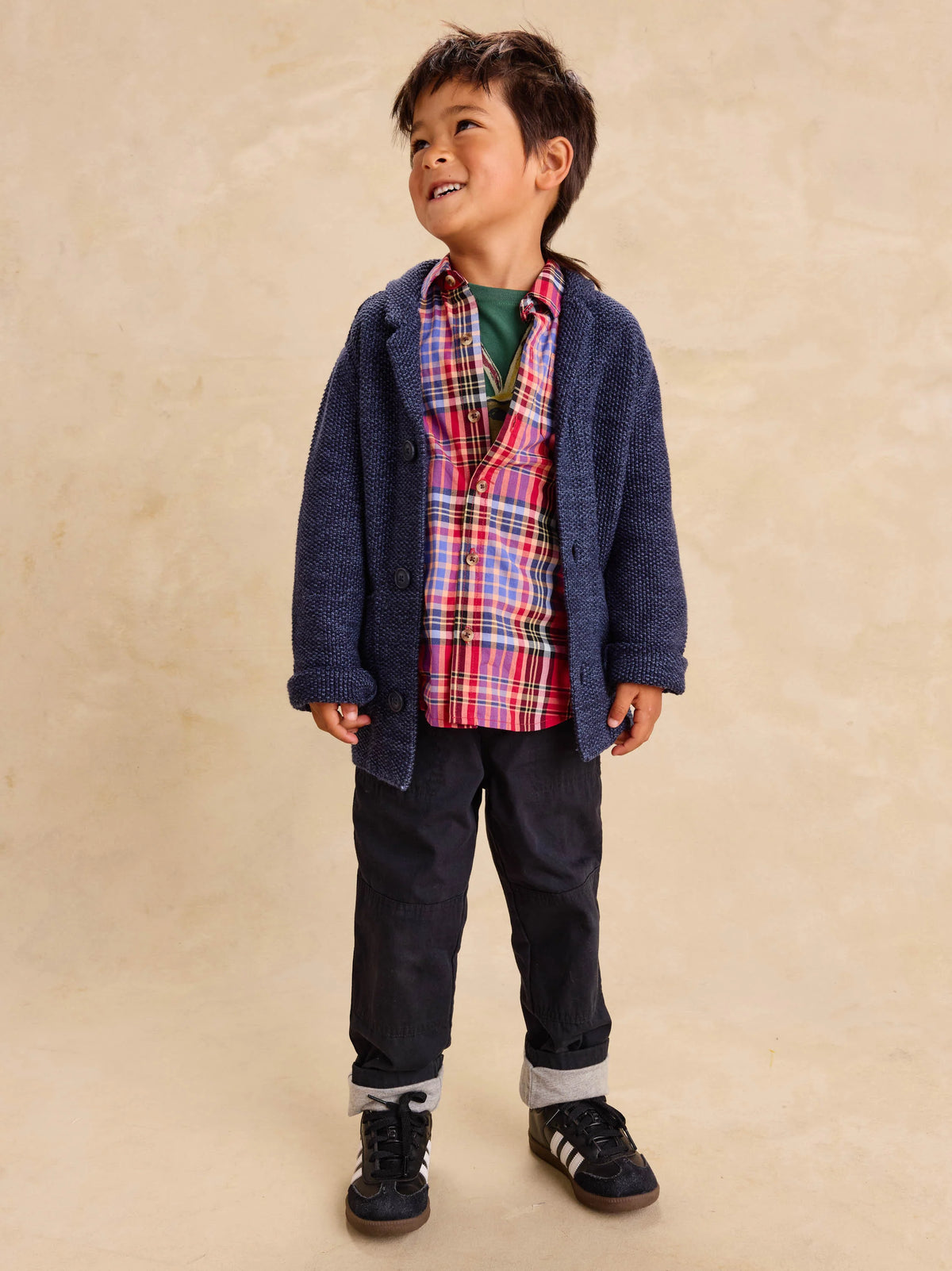 Tea Collection Sweater Blazer in Indigo