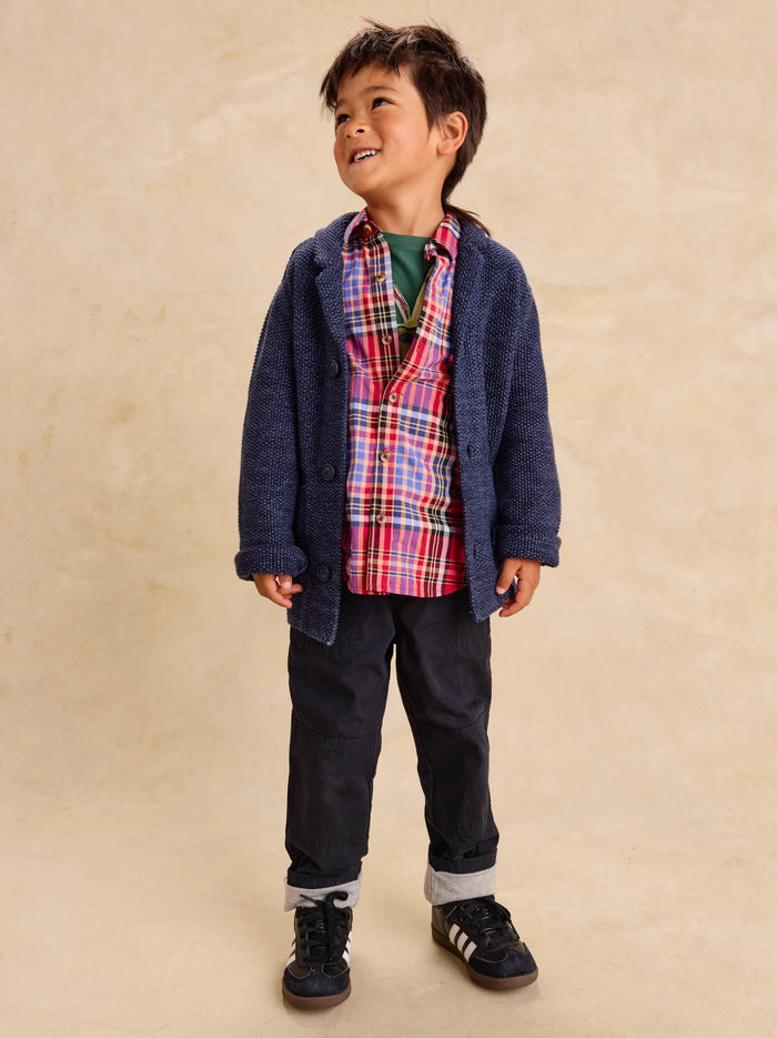 Tea Collection Sweater Blazer in Indigo