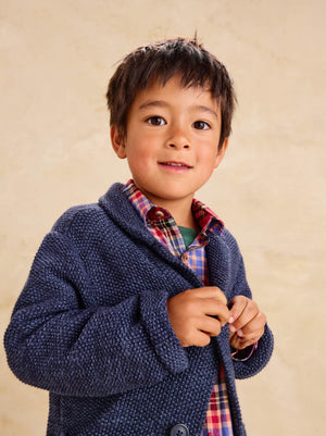 Tea Collection Sweater Blazer in Indigo
