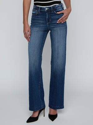 L'Agence Scottie Wide Leg Jean in Gladstone