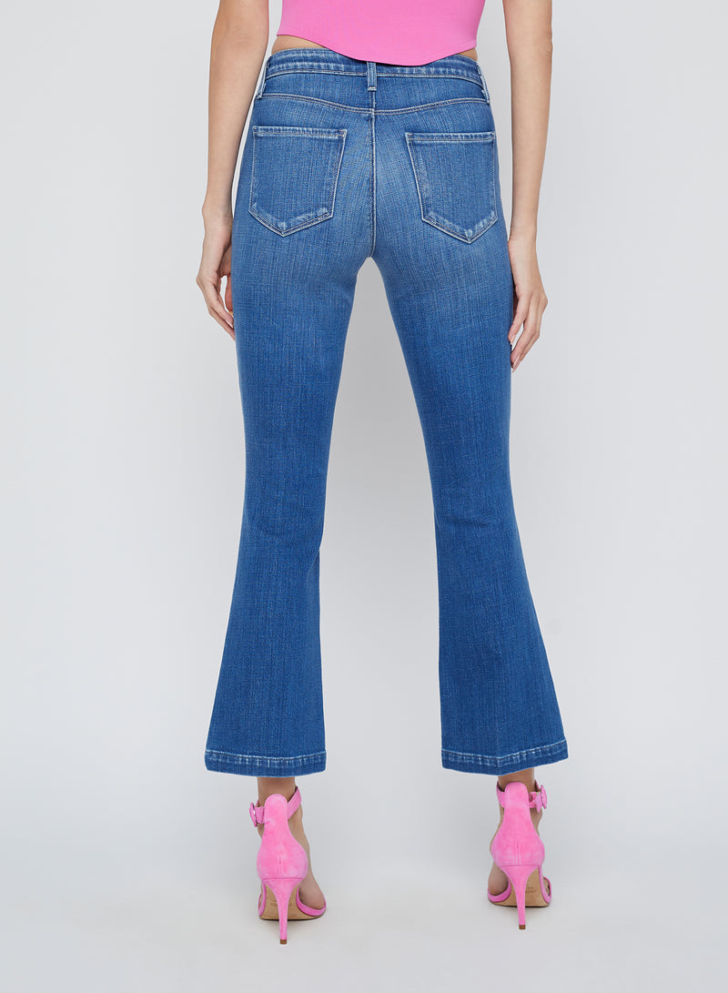 L'Agence Ali Slim Flare Jean in Palermo Pale