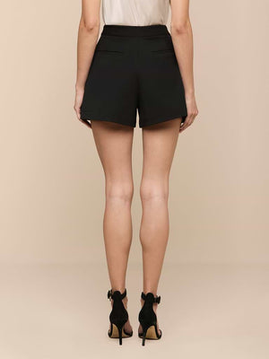 L'Agence Saige Short in Black