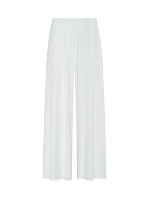 L'Agence Novalynn Cropped Pleated in White