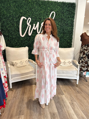 Victoria Dunn Kai Maxi in Azalea