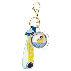 Kawaii Slime Company Slimey Space Astronaut Liquid Effect Sensory Keychain