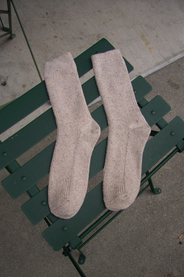 Le Bon Shoppe Winter Sparkle Socks in Champagne