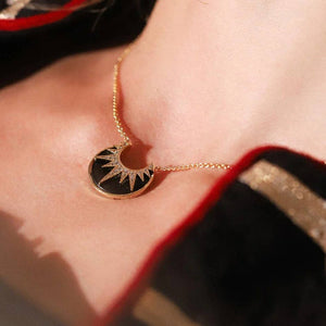 Tai Art Deco Sunburst Necklace