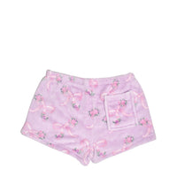 OMG Accessories Bow Printed Cozy Pajama Shorts
