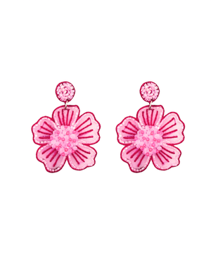 Beth Ladd Collections - Spring Bloom Earrings in Pink