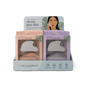 Lemon Lavender Oh My Guash Stainless Steel Gua Sha