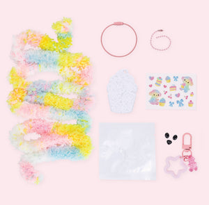 Tiger Tribe Fluffy Dog Bag Charm Kit