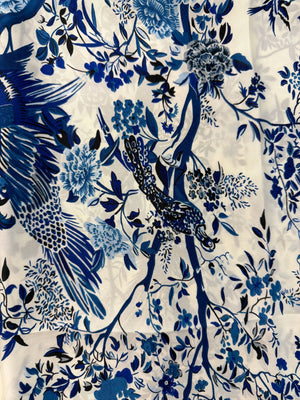 German Fuentes Handbags - Big Floral and Bird Rectangular Scarves