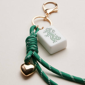 Frem Mahjong Rope and Heart Keychain/Bag Charm - Multiple Colors!