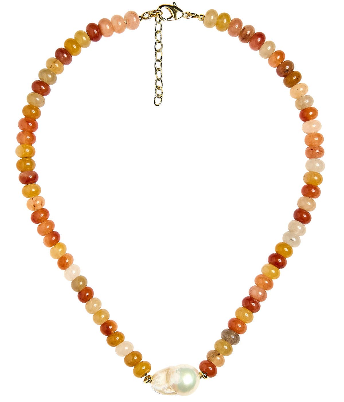 Lisi Lerch Susie Quartz Beaded Necklace with Freshwater Pearl