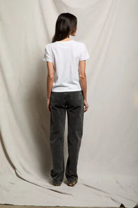 perfectwhitetee Recycled Cotton Lisa Slim Crew Tee - Multiple Colors!