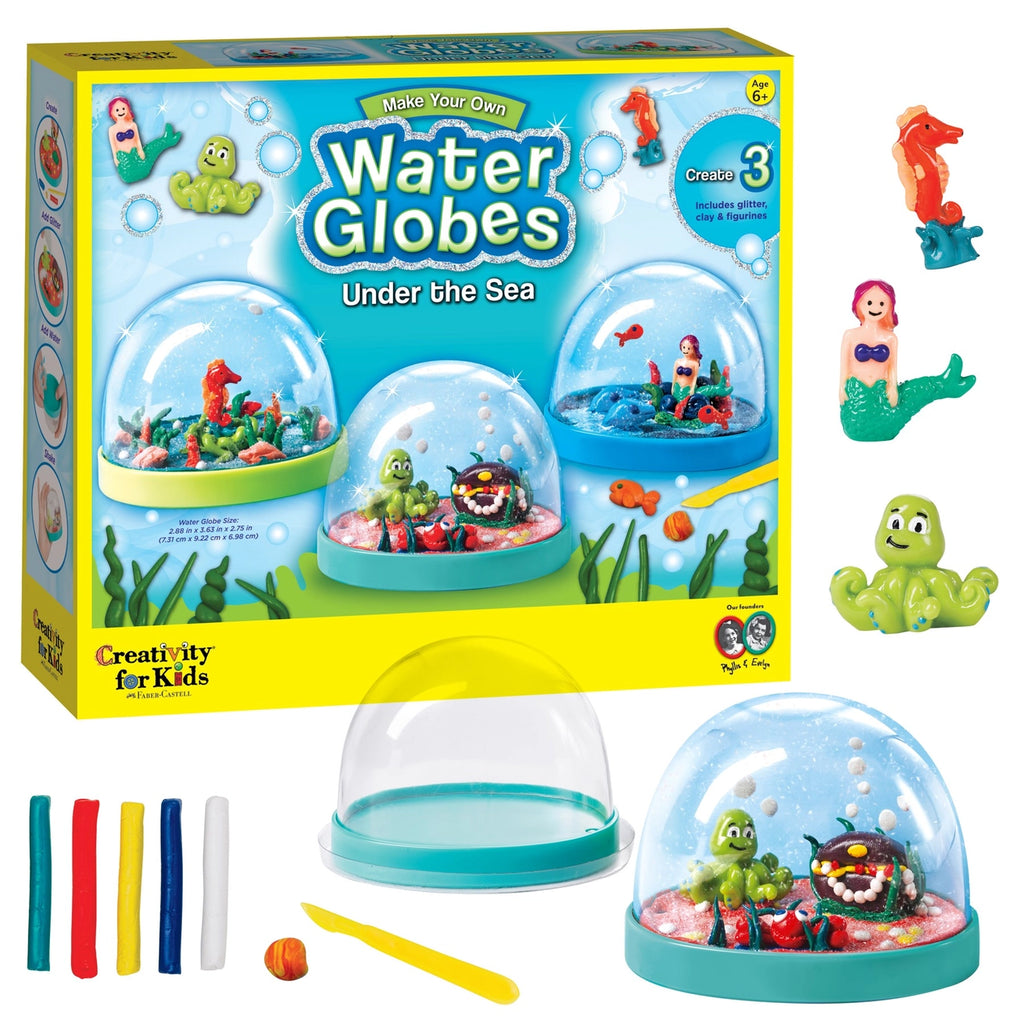 Faber-Castell Make Your Own Water Globes - Under the Sea Craft Kit