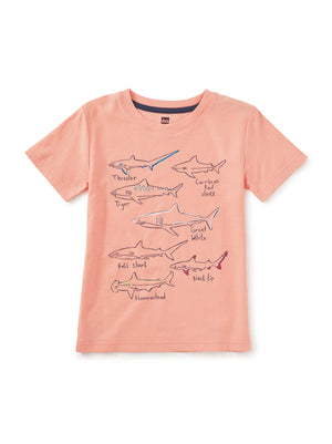 Tea Collection Shark Tales Graphic Tee