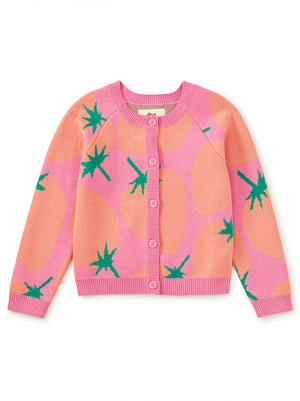 Tea Collection Strawberry Iconic Cardigan