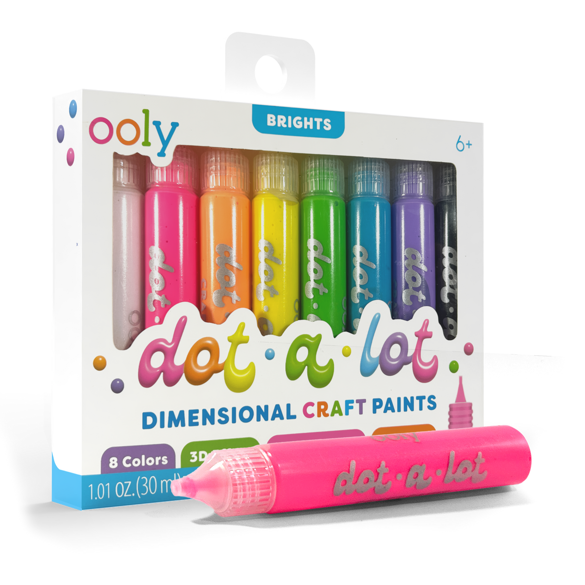 OOLY Dot-A-Lot Dimensional Craft Paint - Bright