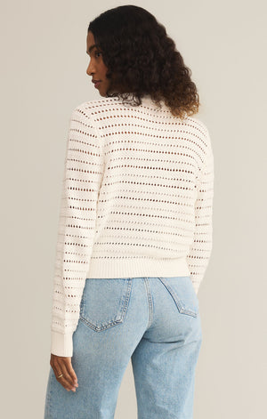 Z Supply Romance Cardigan in Sea Salt