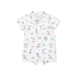 Angel Dear Polo Shortie in Country Club Dogs