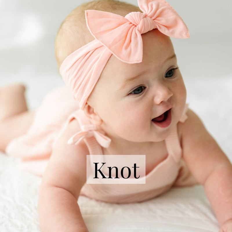 Baby Bling Solid Knot Headband - Multiple Colors!
